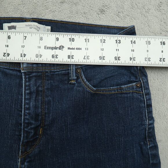 Levi's 512 Jeans Women's Size 10S Blue High-Rise Slimming Bootcut 29" inseam - Picture 5 of 16